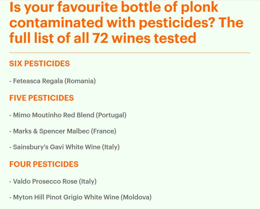 Daily Mail: Un celebru vin românesc vândut în UK are cele mai multe pesticide cancerigene. Reacția Cramelor Recaș - Imaginea 2