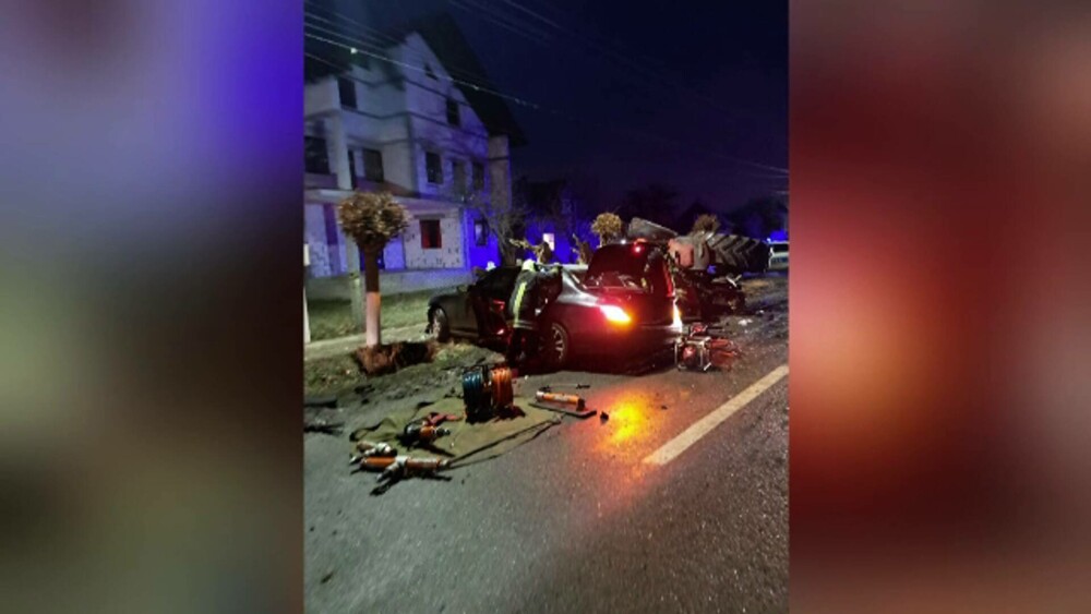 Accident mortal în Suceava, provocat de un șofer beat. Momentul în care se izbește violent de un tractor cu plug | FOTO&VIDEO - Imaginea 7