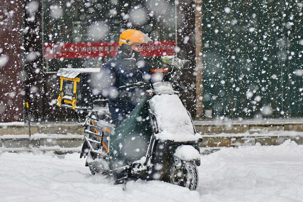 Valul de frig din China doboară recorduri. Au fost înregistrate temperaturi de minus 29 de grade | GALERIE FOTO - Imaginea 2