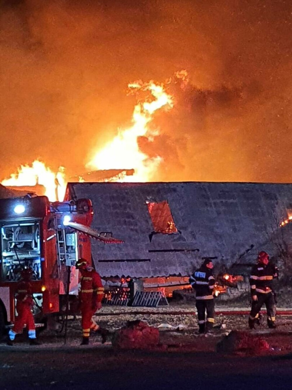 Incendiu de proporții la Ferma Dacilor din Tohani, Prahova. Șase persoane au murit | VIDEO - Imaginea 3