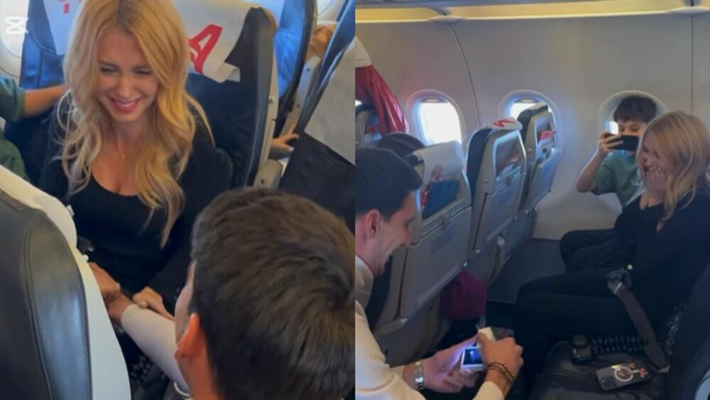 Andreea Bălan a fost cerută în căsătorie de Victor Cornea în avion, în timp ce se îndreptau spre Laponia. „Te iubesc” | VIDEO - Imaginea 1