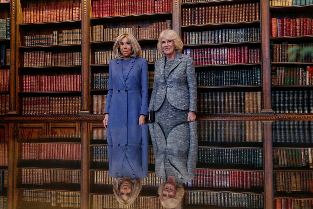 Regina Camilla şi Brigitte Macron, împreună la Londra, la decernarea unui premiu literar - Imaginea 2