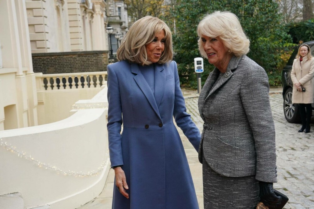 Regina Camilla şi Brigitte Macron, împreună la Londra, la decernarea unui premiu literar - Imaginea 4