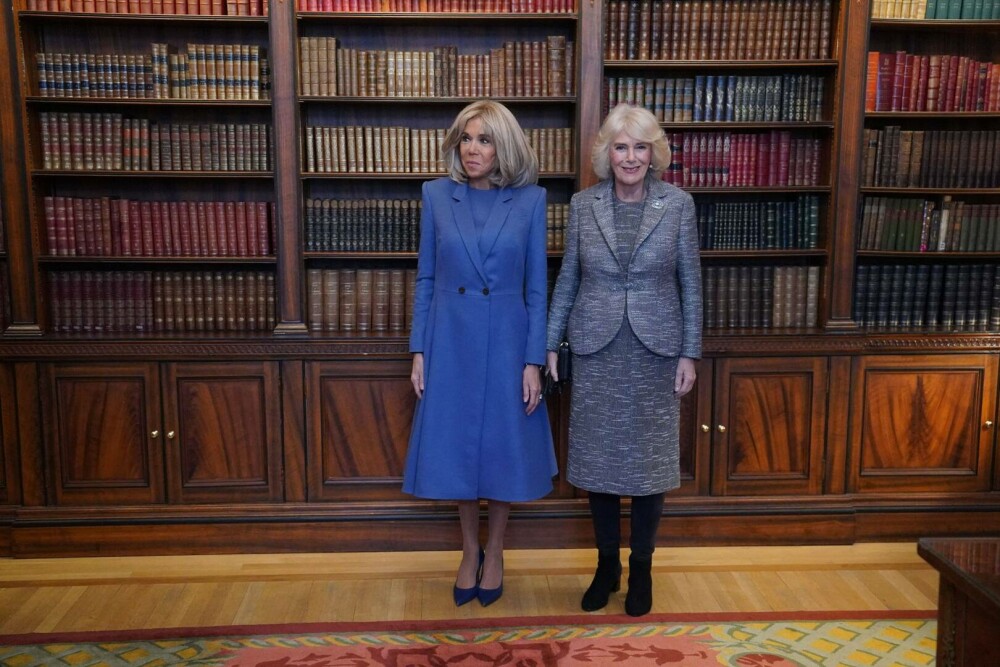 Regina Camilla şi Brigitte Macron, împreună la Londra, la decernarea unui premiu literar - Imaginea 5