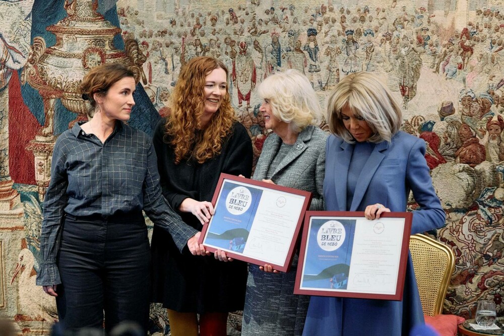 Regina Camilla şi Brigitte Macron, împreună la Londra, la decernarea unui premiu literar - Imaginea 9