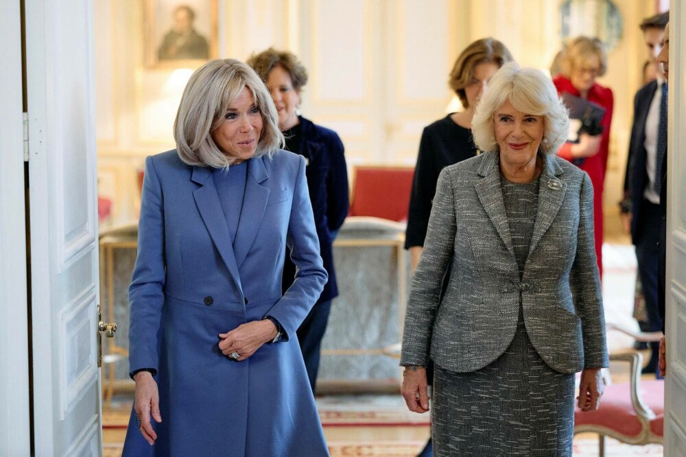 Regina Camilla şi Brigitte Macron, împreună la Londra, la decernarea unui premiu literar - Imaginea 10