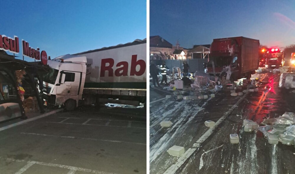 Un camion a intrat într-un restaurant, în Buzău. Ce s-a întâmplat cu șoferul - Imaginea 5