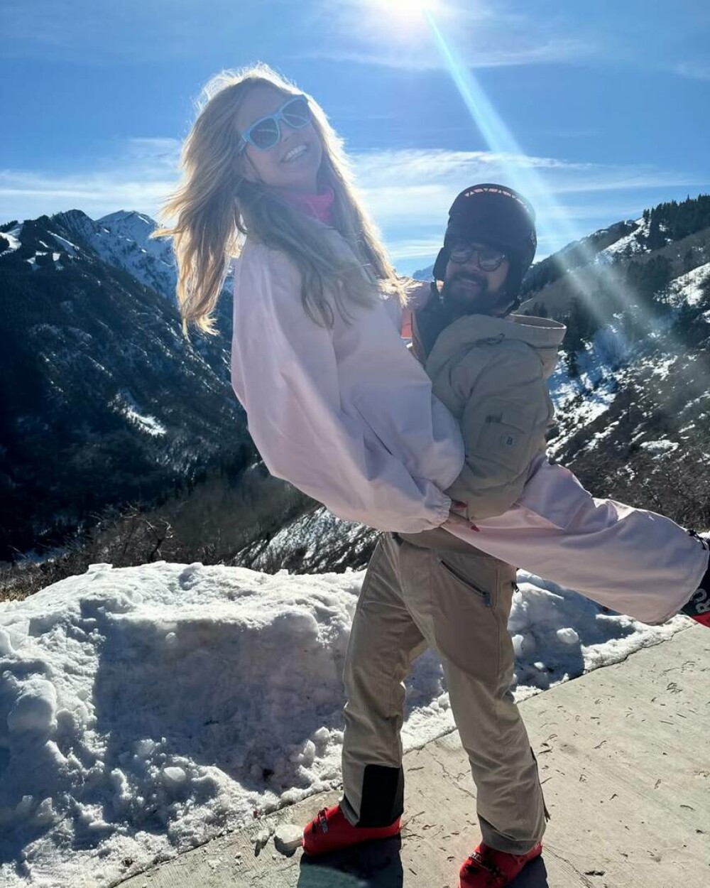 Heidi Klum și soțul ei, la schi în Aspen. Momentul surprins de paparazzi. GALERIE FOTO - Imaginea 23