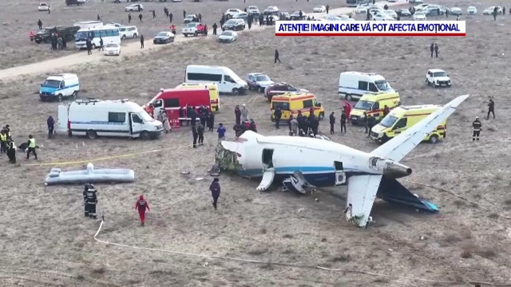 Imagini noi de la bordul avionului Azerbaijan Airlines înainte să se prăbușească. Un pasager i-a trimis soției sale videoul - Imaginea 9