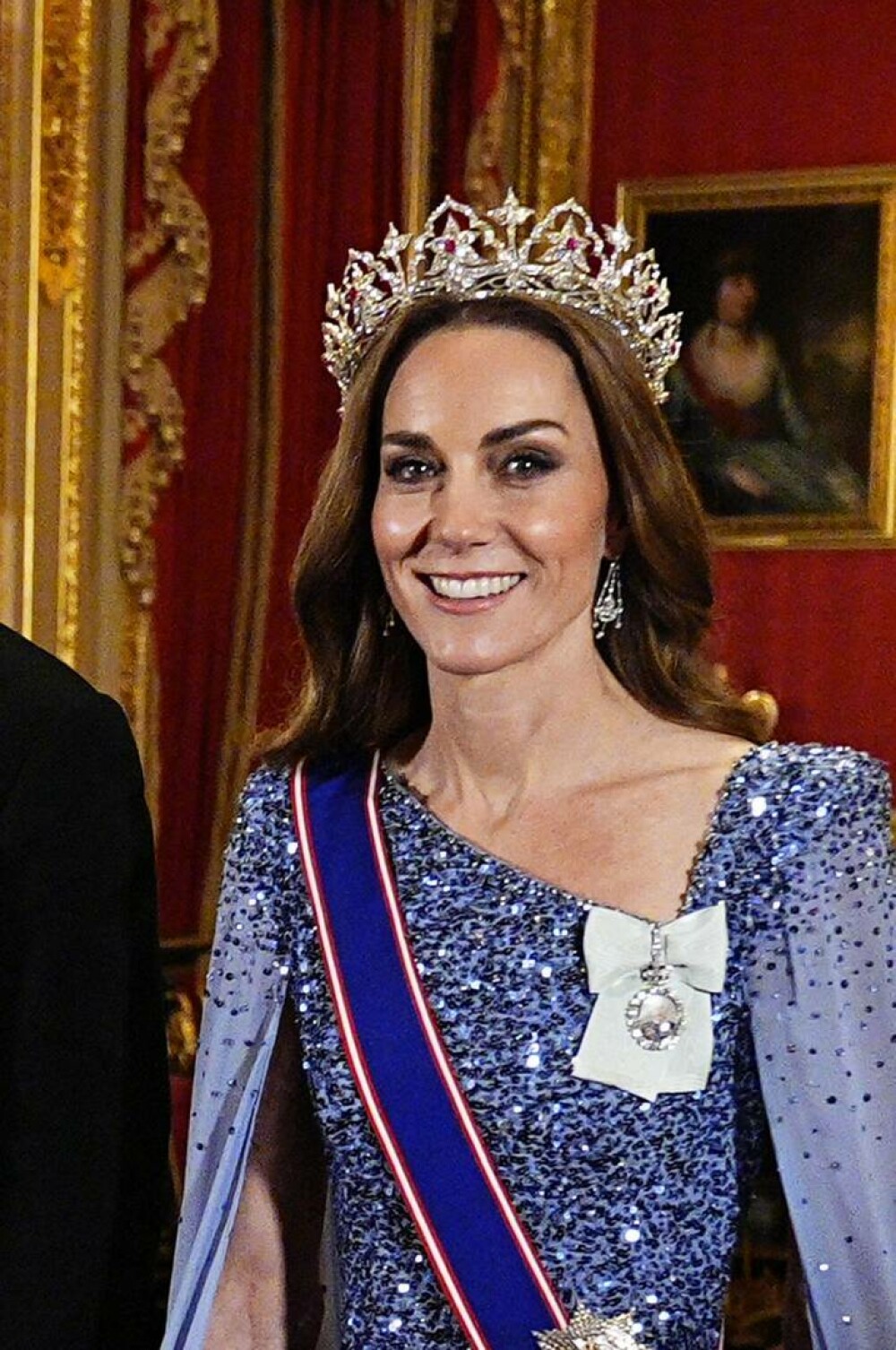 Prințesa de Wales, în centrul atenției la banchetul de stat găzduit la Castelul Windsor. Ce tiară a purtat. FOTO - Imaginea 4