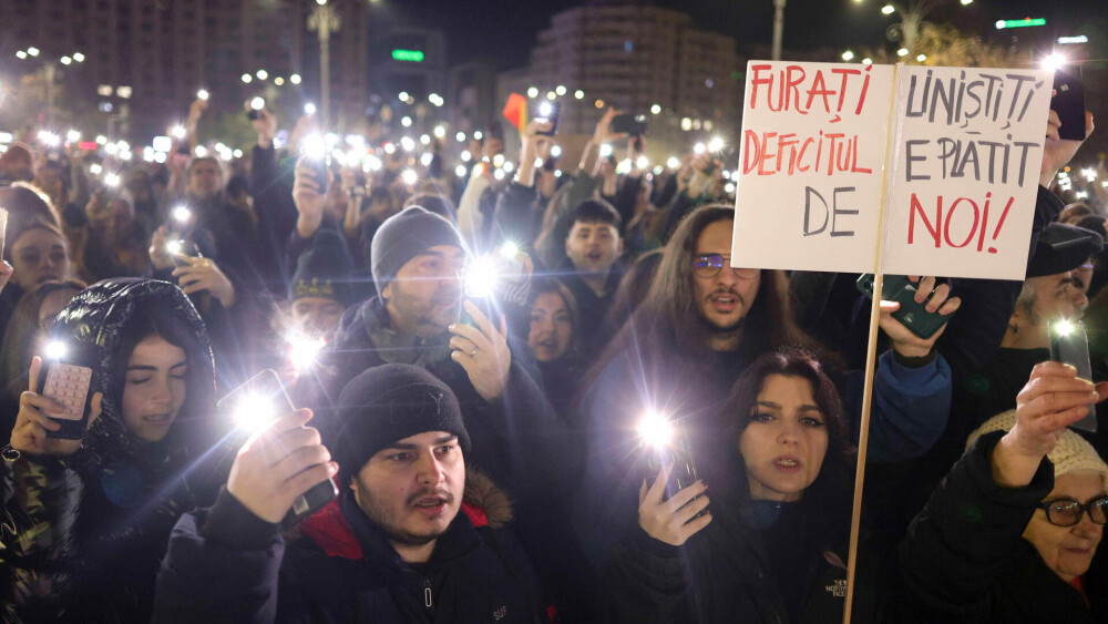 A cincea seară de proteste în Capitală și marile orașe. Românii cer demisia Liei Savonea și schimbări în sistemul de justiție - Imaginea 1