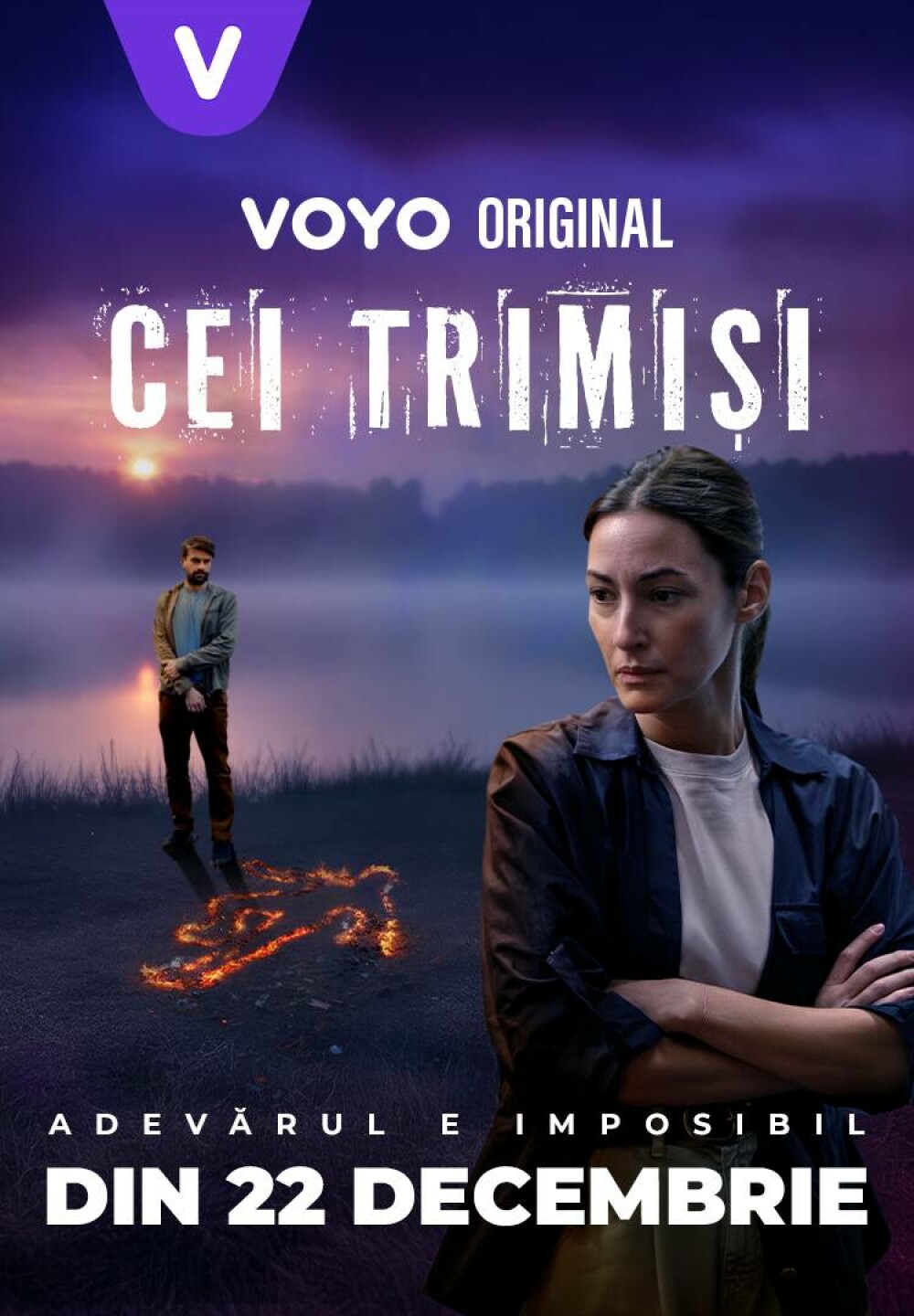 Cei Trimiși, un nou serial VOYO Original, din 22 decembrie - primul thriller polițist românesc cu elemente paranormale - Imaginea 2