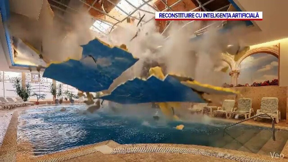 Tavanul s-a prăbușit peste șapte turiști care se aflau în piscina unui hotel de 5 stele din Sibiu. Șase au ajuns la spital - Imaginea 6