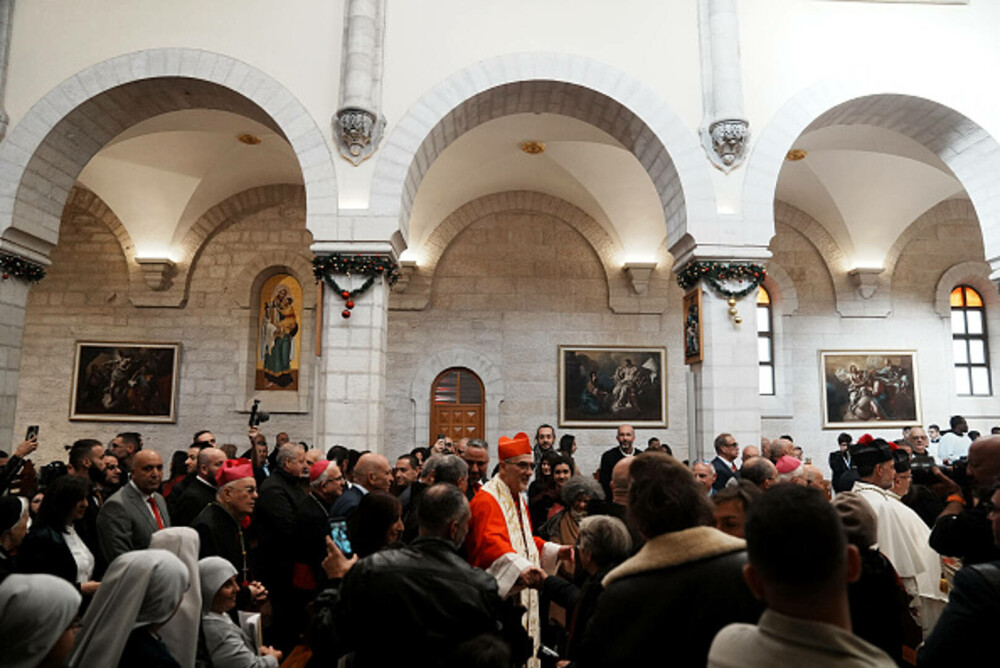 Primul Crăciun în Betleem după doi ani de război în Gaza: parade, colinde și tradiții reluate în umbra crizei umanitare. FOTO - Imaginea 1