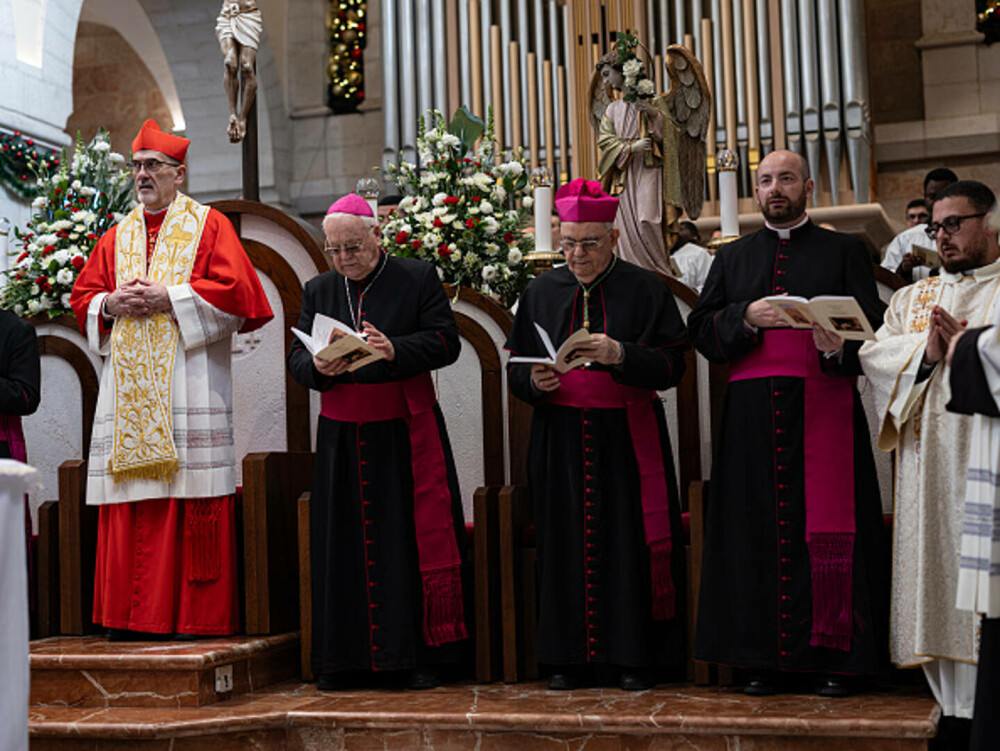 Primul Crăciun în Betleem după doi ani de război în Gaza: parade, colinde și tradiții reluate în umbra crizei umanitare. FOTO - Imaginea 13