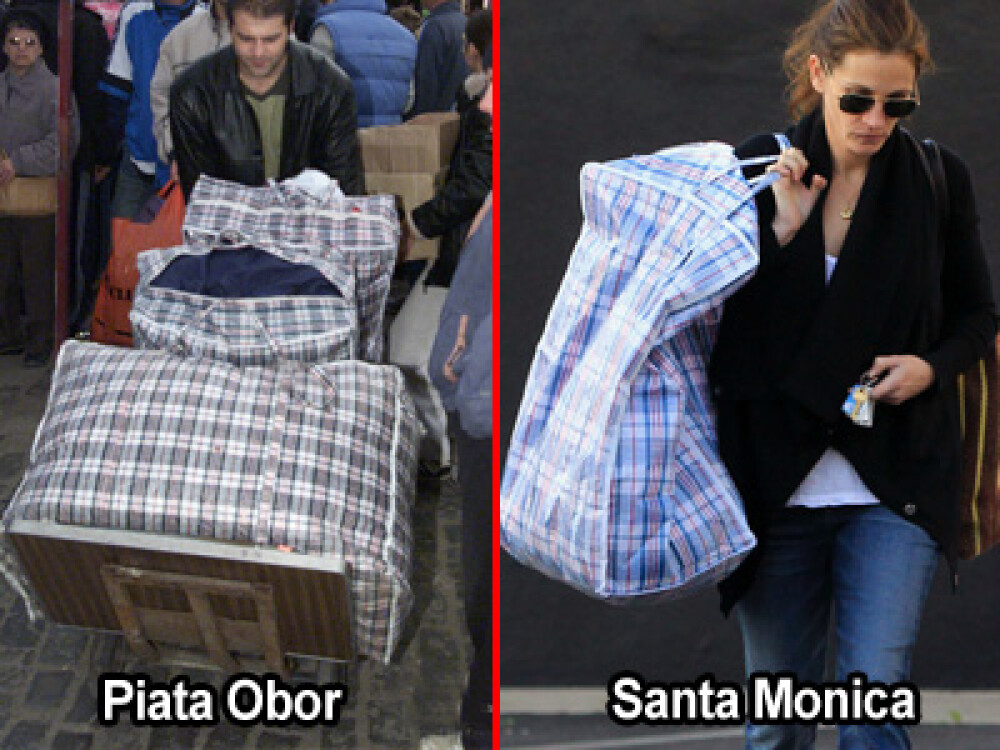 Julia Roberts si-a luat geanta a la Bucur Obor: plasa de rafie. FOTO - Imaginea 3