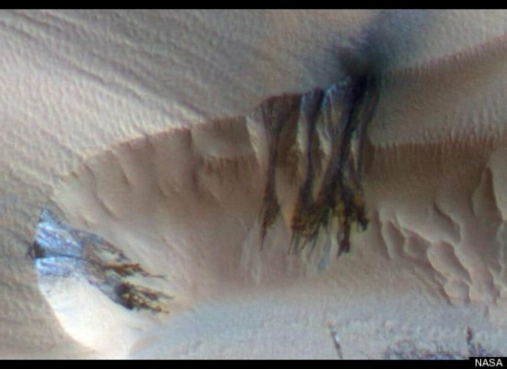 Avalansa pe Marte. Marea de nisip se misca exact ca pe Terra - Imaginea 2