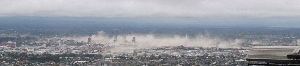 Tabloul desertaciunii: Christchurch, fotografia seismului - Imaginea 1
