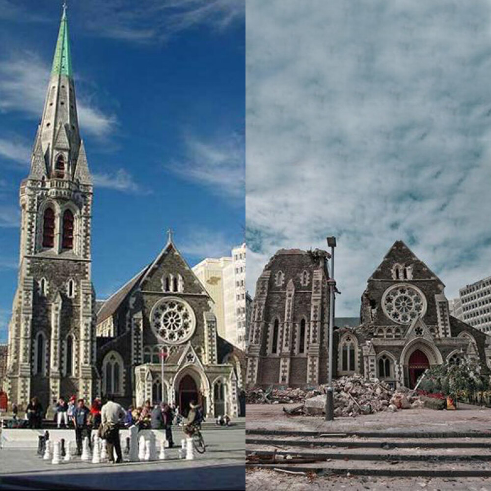 Inainte si dupa: cum a schimbat cutremurul Noua Zeelanda. FOTO si VIDEO - Imaginea 1