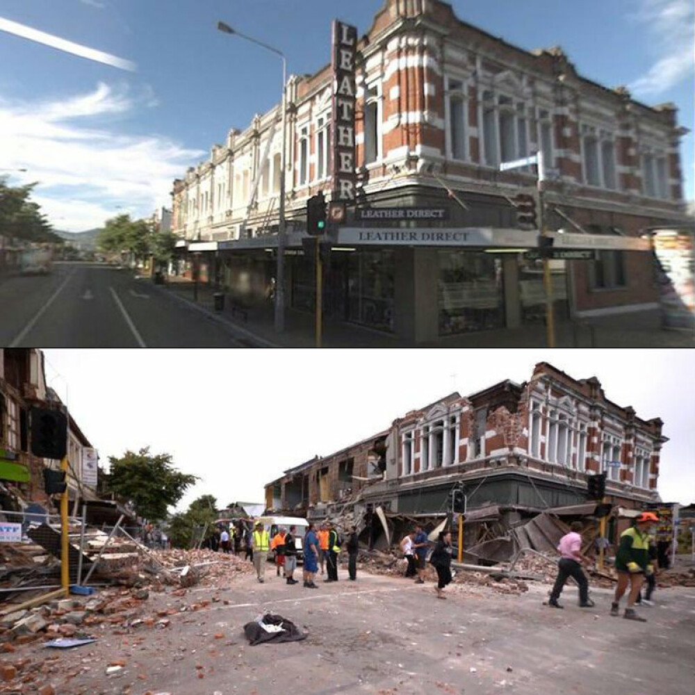 Inainte si dupa: cum a schimbat cutremurul Noua Zeelanda. FOTO si VIDEO - Imaginea 4