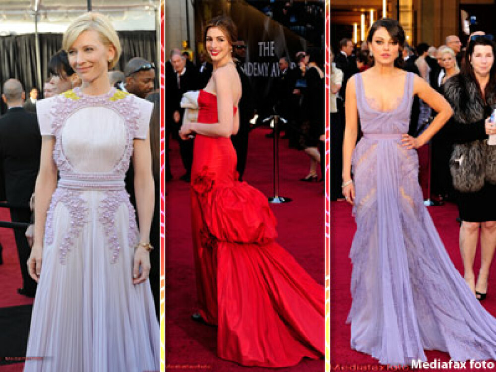 Cele mai frumoase rochii. Rosul si culorile pale, “vedete” la Oscar. FOTO - Imaginea 1