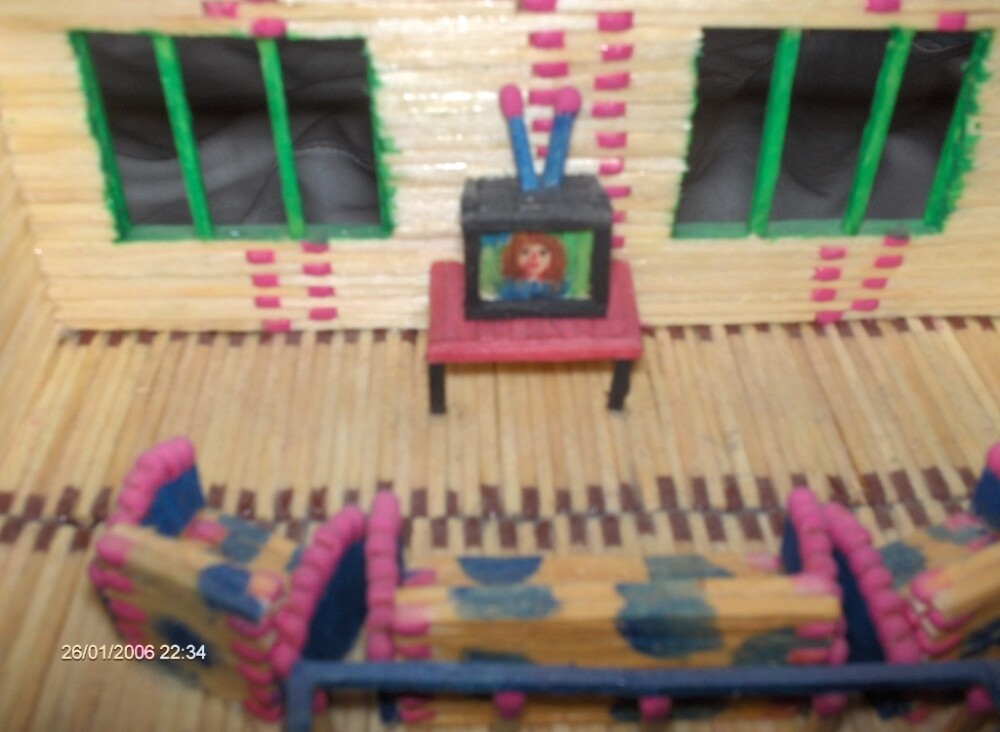 Arta chibritului. Un timisorean construieste cladiri in miniatura doar din bete - Imaginea 5