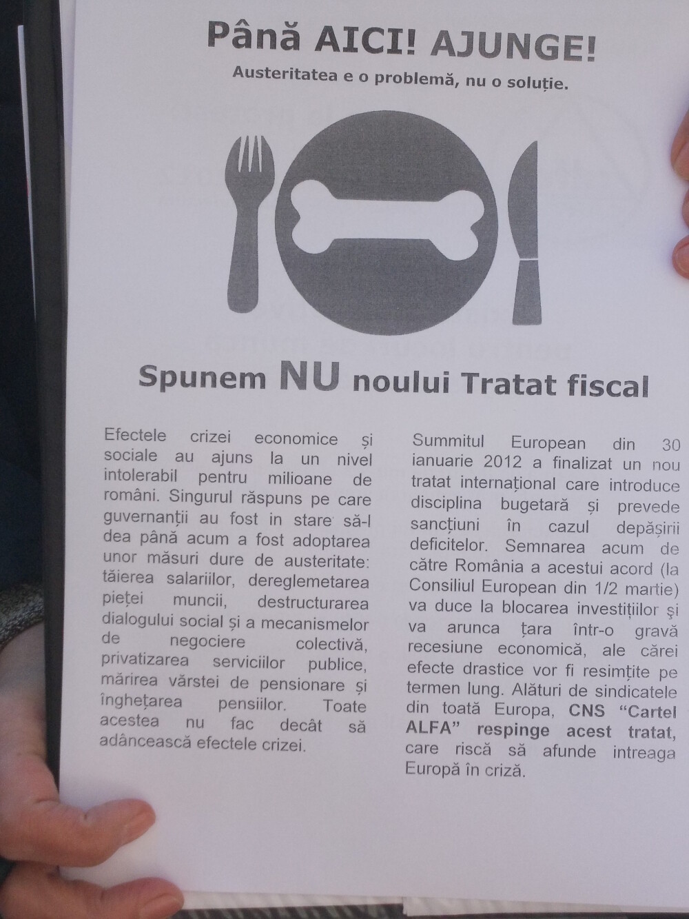 Protestul Cartel Alfa organizat la nivel national a strans o mana de oameni la Timisoara - Imaginea 4