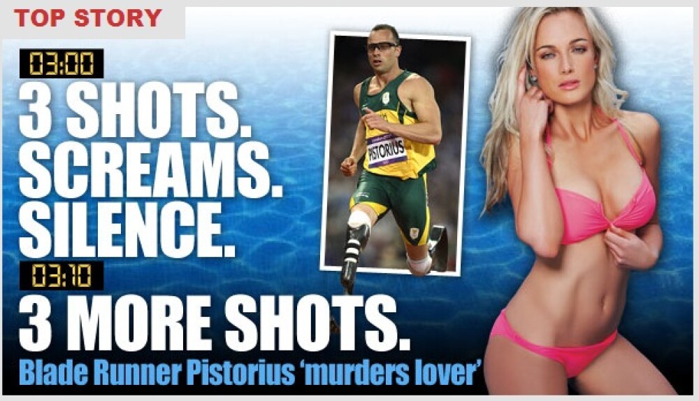 Cazul Oscar Pistorius: Impuscaturi la 3 dimineata, 10 minute de liniste si apoi iar impuscaturi - Imaginea 1