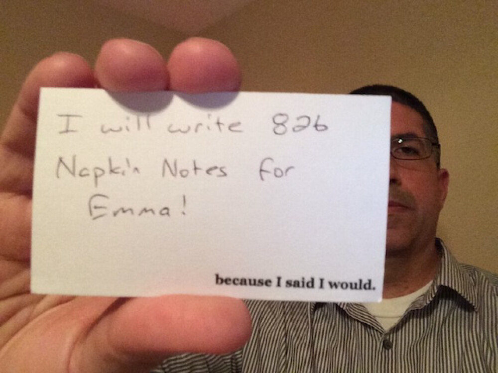 Povestea unui tata bolnav de cancer care ii scrie 826 de bilete in avans fiicei sale. Care este motivul - Imaginea 2