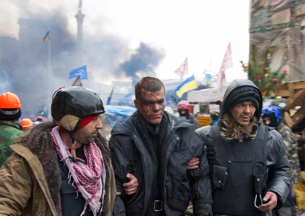 Baie de sange in Ucraina: Presedintia ucraineana sustine ca a ajuns la un ACORD cu ministrii UE. IMAGINI LIVE din Kiev - Imaginea 29