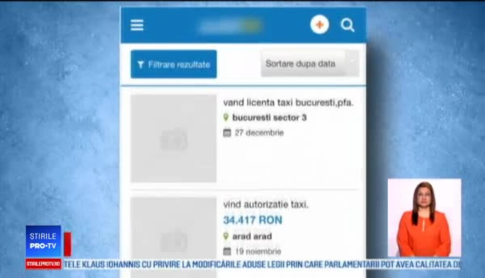 Zeci De Licențe De Taxi Scoase Ilegal La Vanzare 7 000 De Euro