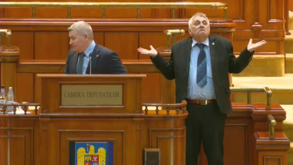 Deputatul PSD Bacalbașa s-a strâmbat în timp ce un liberal vorbea în Parlament. VIDEO - Imaginea 3