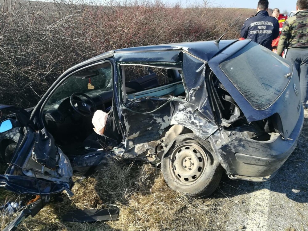 Accident cumplit în Arad, duminică după amiază. Scene terifiante găsite la fața locului - Imaginea 1