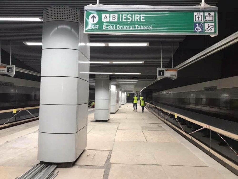 Primele imagini cu metroul din Drumul Taberei. Când va fi gata? GALERIE FOTO - Imaginea 6