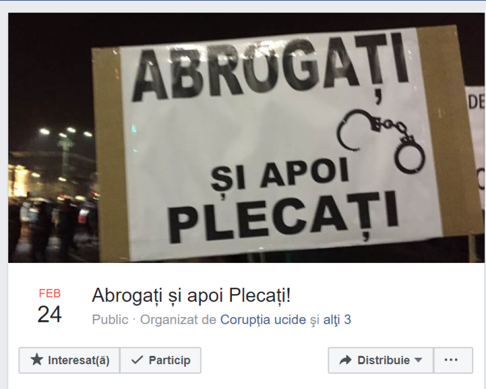 Protest anunțat pentru duminică în București și în alte orașe: „Abrogați și apoi plecați” - Imaginea 1