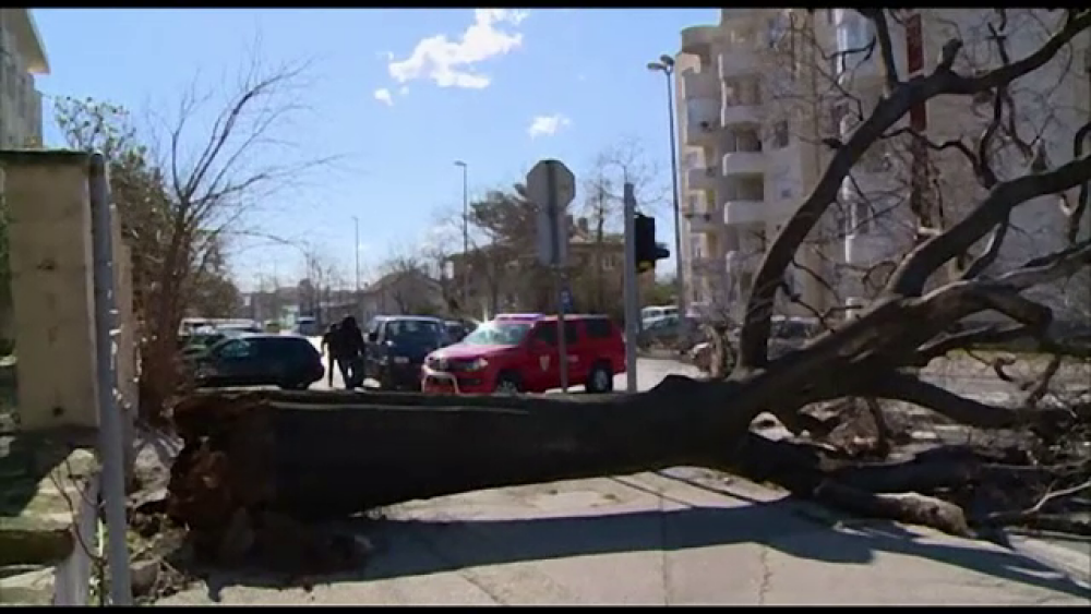Croaţia, lovită de un adevărat uragan. Vântul a răsturnat TIR-urile de pe şosea - Imaginea 2