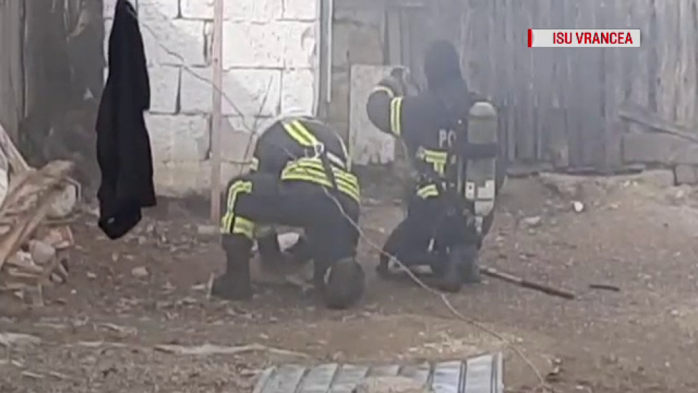 VIDEO. Momentul în care pompierii din Vrancea resuscitează 3 căței intoxicați în incendiu - Imaginea 3