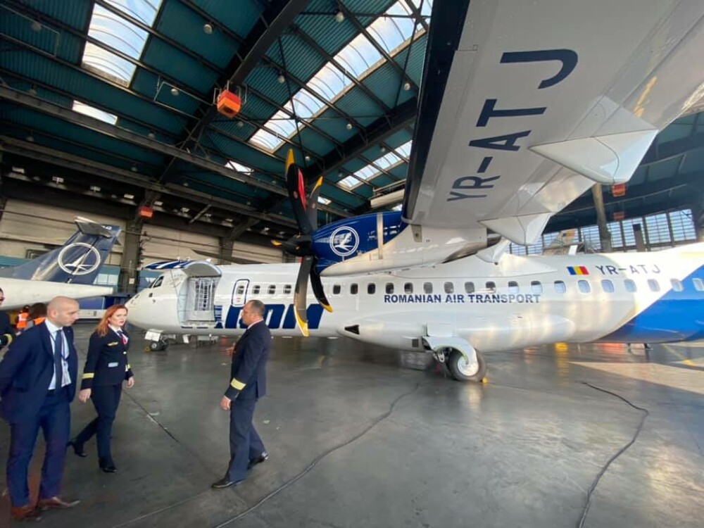 TAROM cumpără noi avioane. Cum arată primul ATR 72, folosit pentru curse scurte - Imaginea 2