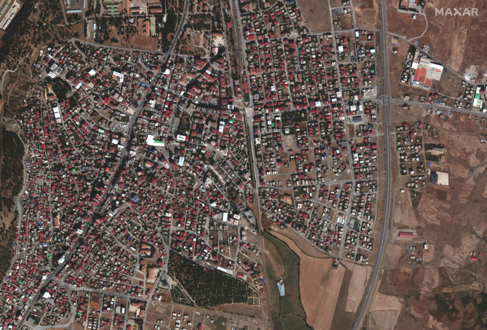 Imagini din satelit cu locuințe rase de fața pământului după cutremurele devastatoare din Turcia | GALERIE FOTO - Imaginea 1