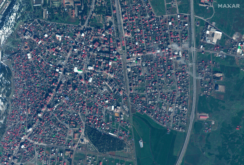 Imagini din satelit cu locuințe rase de fața pământului după cutremurele devastatoare din Turcia | GALERIE FOTO - Imaginea 2