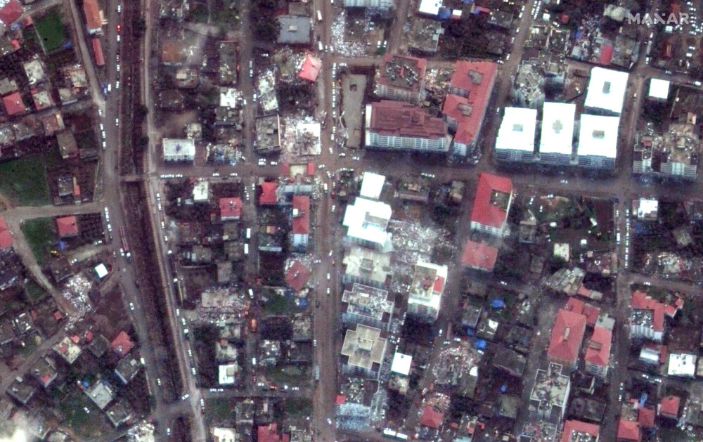 Imagini din satelit cu locuințe rase de fața pământului după cutremurele devastatoare din Turcia | GALERIE FOTO - Imaginea 8