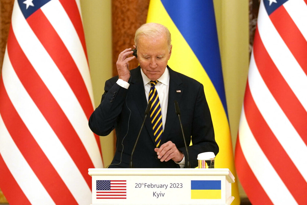 Joe Biden, vizită-surpriză la Kiev. Președintele SUA anunță un nou ajutor de 500 de milioane de dolari pentru Ucraina - Imaginea 3