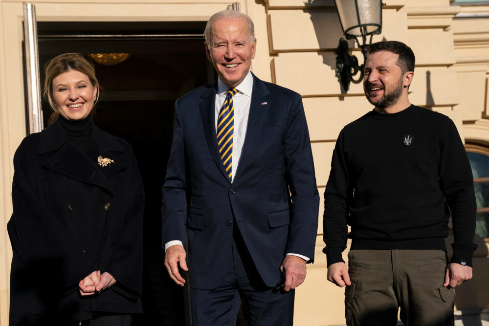 Joe Biden, vizită-surpriză la Kiev. Președintele SUA anunță un nou ajutor de 500 de milioane de dolari pentru Ucraina - Imaginea 4