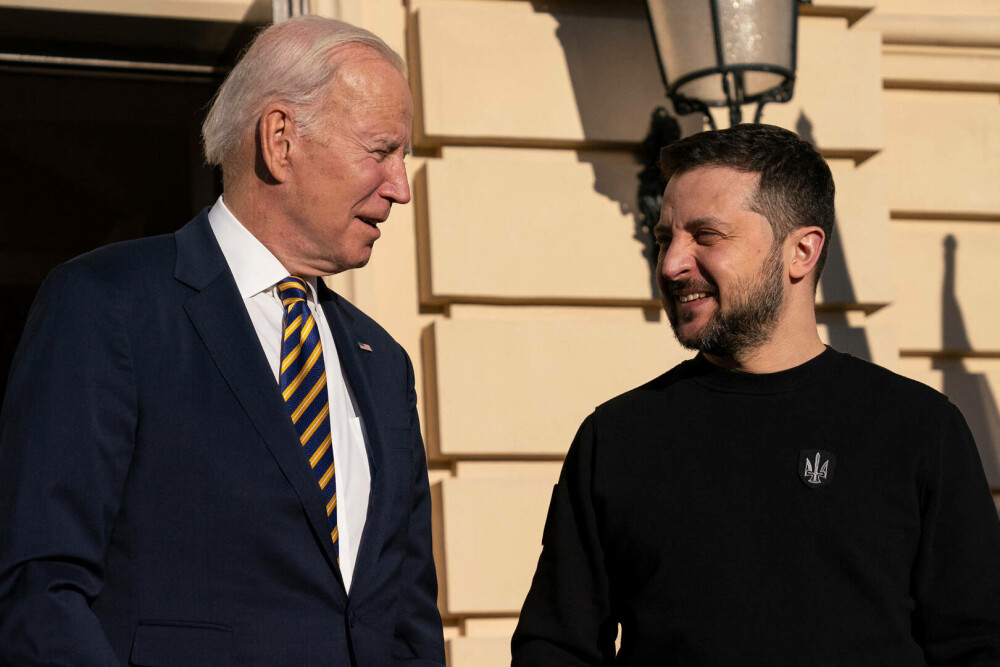 Joe Biden, vizită-surpriză la Kiev. Președintele SUA anunță un nou ajutor de 500 de milioane de dolari pentru Ucraina - Imaginea 5