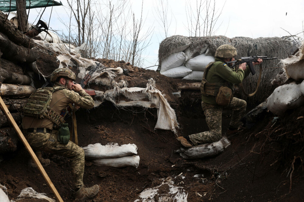 Războiul ruso-ucrainean, în imagini. Doi ani de la invazia pe scară largă a trupelor lui Putin în Ucraina | GALERIE FOTO - Imaginea 12