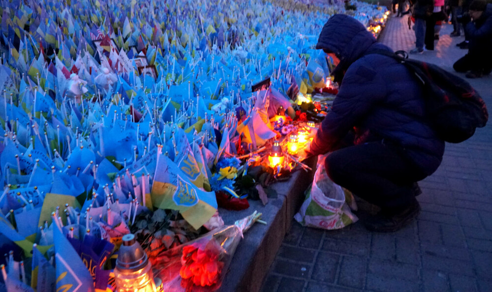 Lacrimi și speranță în Kiev, după doi ani de război. Militarii răniți spun că: „Aceste lucruri nu trebuie să se uite” - Imaginea 2