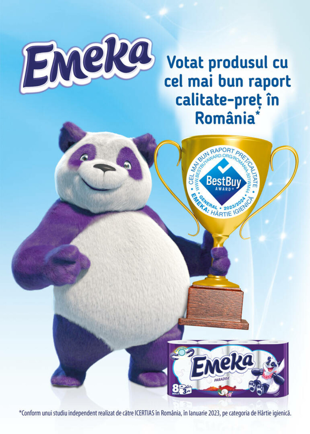 (P) Un ursuleț premiant. Brandul Emeka a devenit Best Buy Award la categoria sa - Imaginea 4