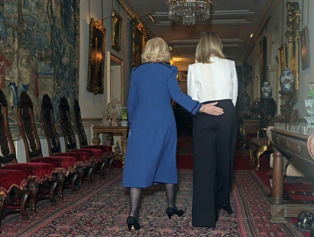 Regina Camilla a Marii Britanii s-a întâlnit cu prima doamnă a Ucrainei la Londra. Ce au discutat - Imaginea 4