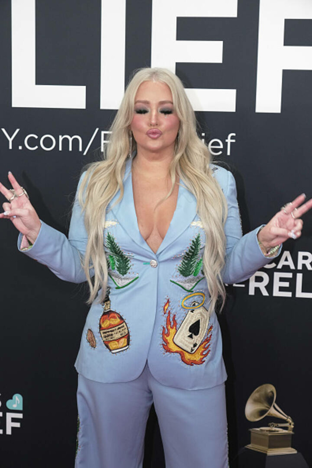 Cele mai neinspirate ținute purtate de vedete la Premiile Grammy. Artiștii care au dezamăgit pe covorul roșu. GALERIE FOTO - Imaginea 93