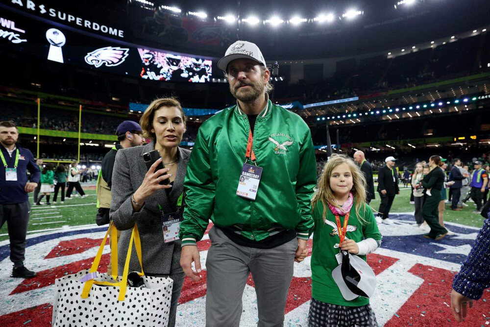 Taylor Swift, Jay-Z, Adam Sandler, Lionel Messi şi Bradley Cooper, printre celebrităţile prezente la Super Bowl 2025. FOTO - Imaginea 20